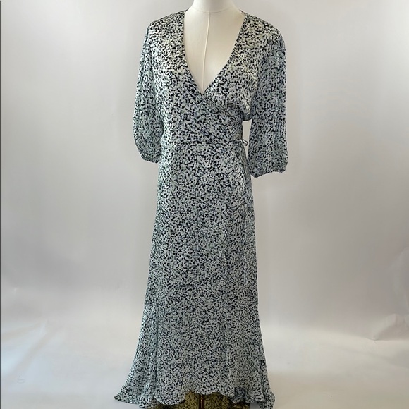 Club Monaco, Easy Midi Wrap Dress 14 - Picture 7 of 11